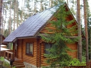 Загородный деревянный дом 
