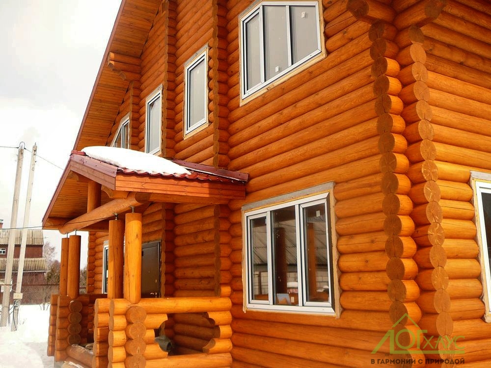 Деревянный дом из ОЦБ