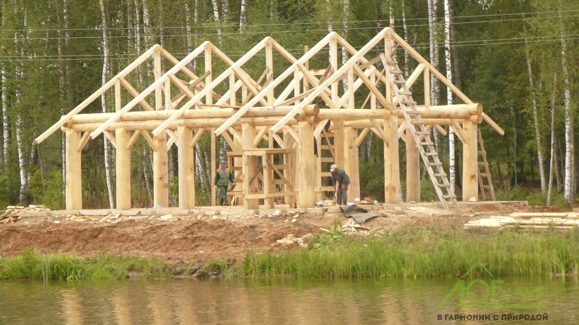 Как построить дом из бревна